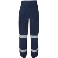 JB's Wear 6QTP Bio-Motion Lightweight Pant with Reflective Tape - Back View | color:Navy|view:back