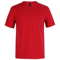 JB's Wear 1JT Bobbin Tee - Front View | color:Red|view:front