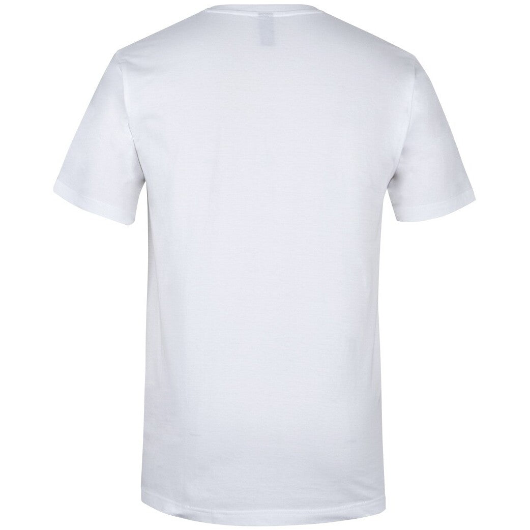 JB's Wear 1JT Bobbin Tee - Back View | color:White|view:back