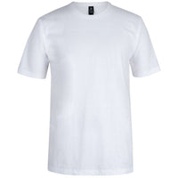 JB's Wear 1JT Bobbin Tee - Front View | color:White|view:front