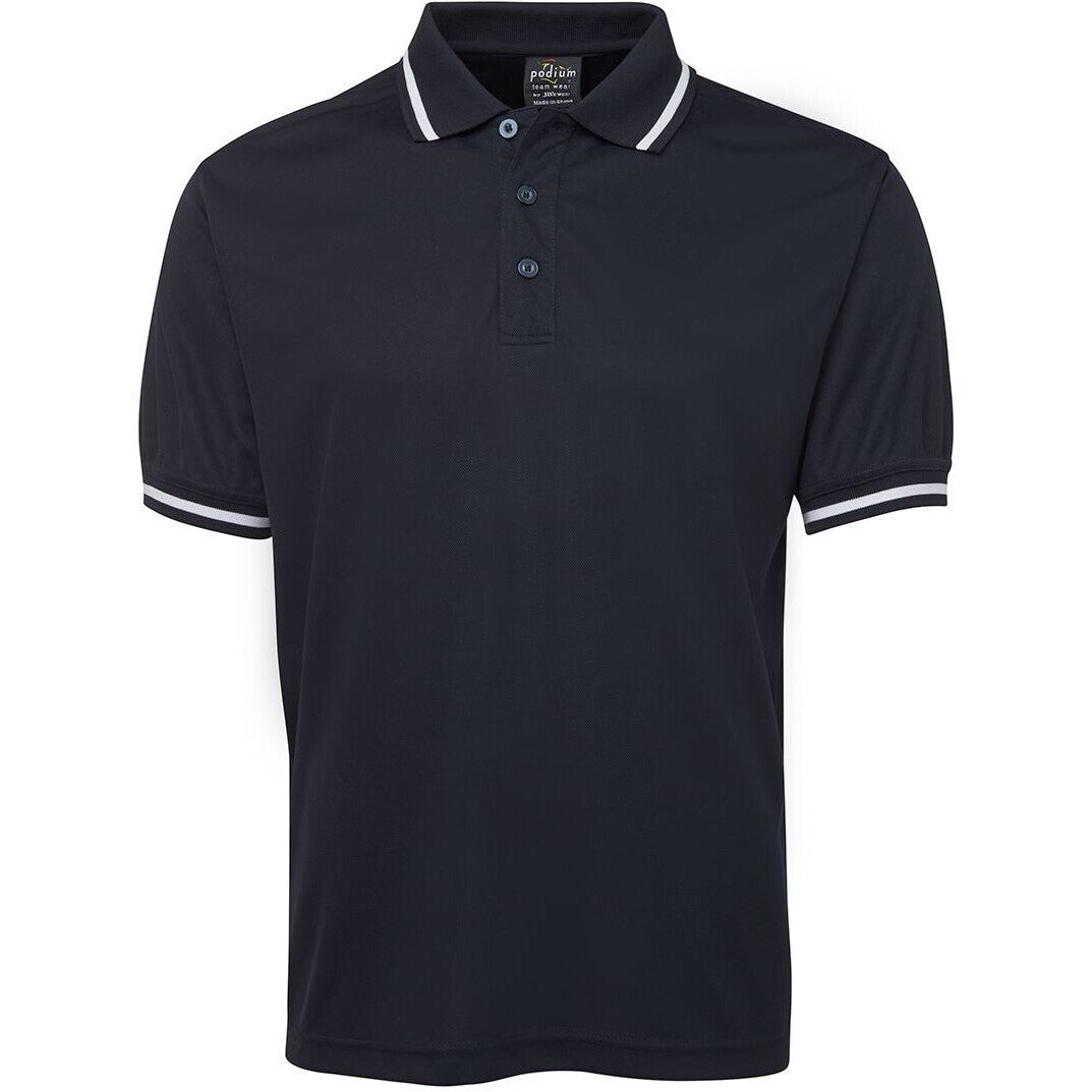 JB's Wear 7BP Bold Polo - Front View | color:Navy/White|view:front