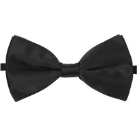 JB's Wear 5TBO Bow Tie & Polka Dot Bow Tie - Front View | color:Black|view:front