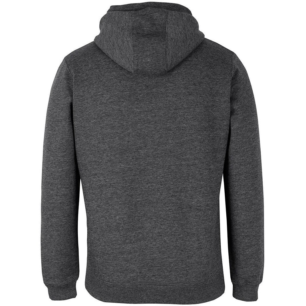 JB's Wear S3FHZ Brass 1/2 Zip Hoodie - Back View | color:Graphite Marle|view:back