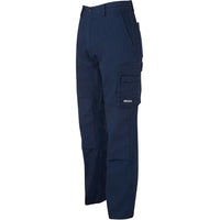 JB's Wear 6MCP Canvas Cargo Pant - Side View | color:Navy|view:side