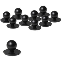 JB's Wear 5BT Chef's Button - Front View | color:Black|view:front