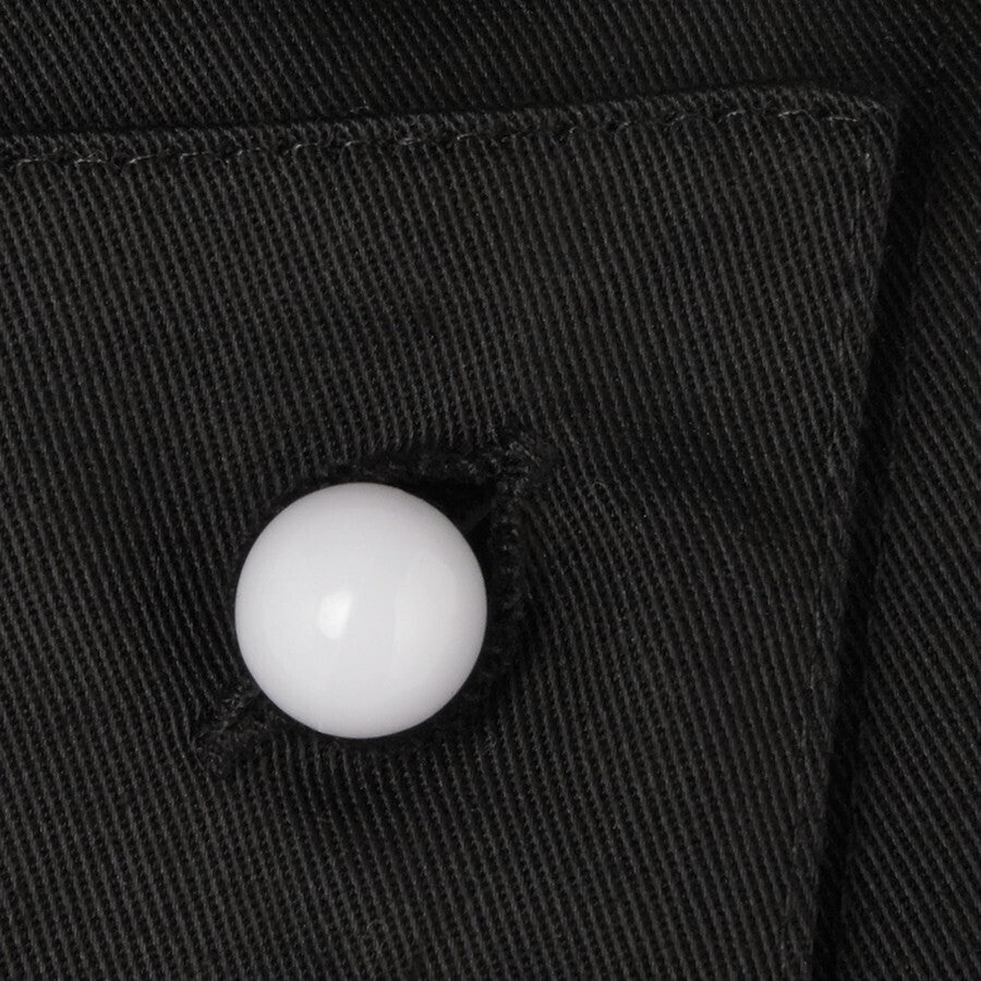 JB's Wear 5BT Chef's Button - Back View | color:White|view:back