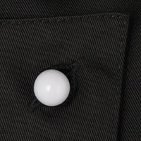 JB's Wear 5BT Chef's Button - Back View | color:White|view:back