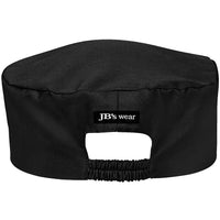 JB's Wear 5FC Chef's Cap - Back View | color:Black|view:back