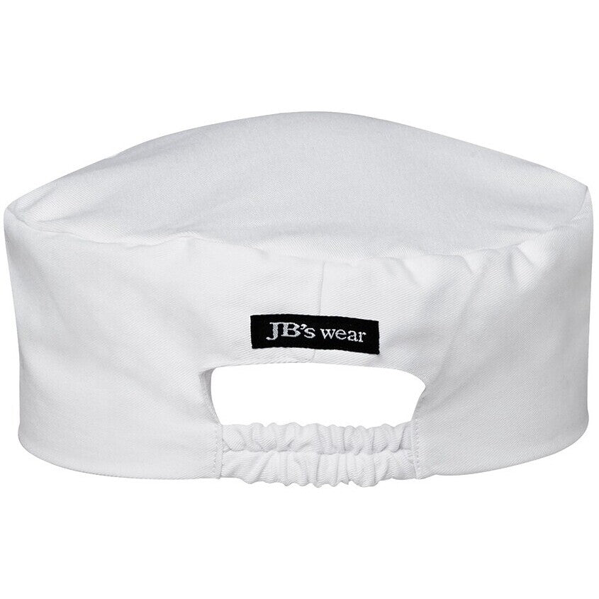 JB's Wear 5FC Chef's Cap - Back View | color:White|view:back