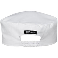 JB's Wear 5FC Chef's Cap - Back View | color:White|view:back