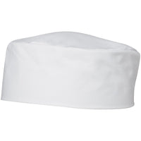 JB's Wear 5FC Chef's Cap - Side View | color:White|view:side
