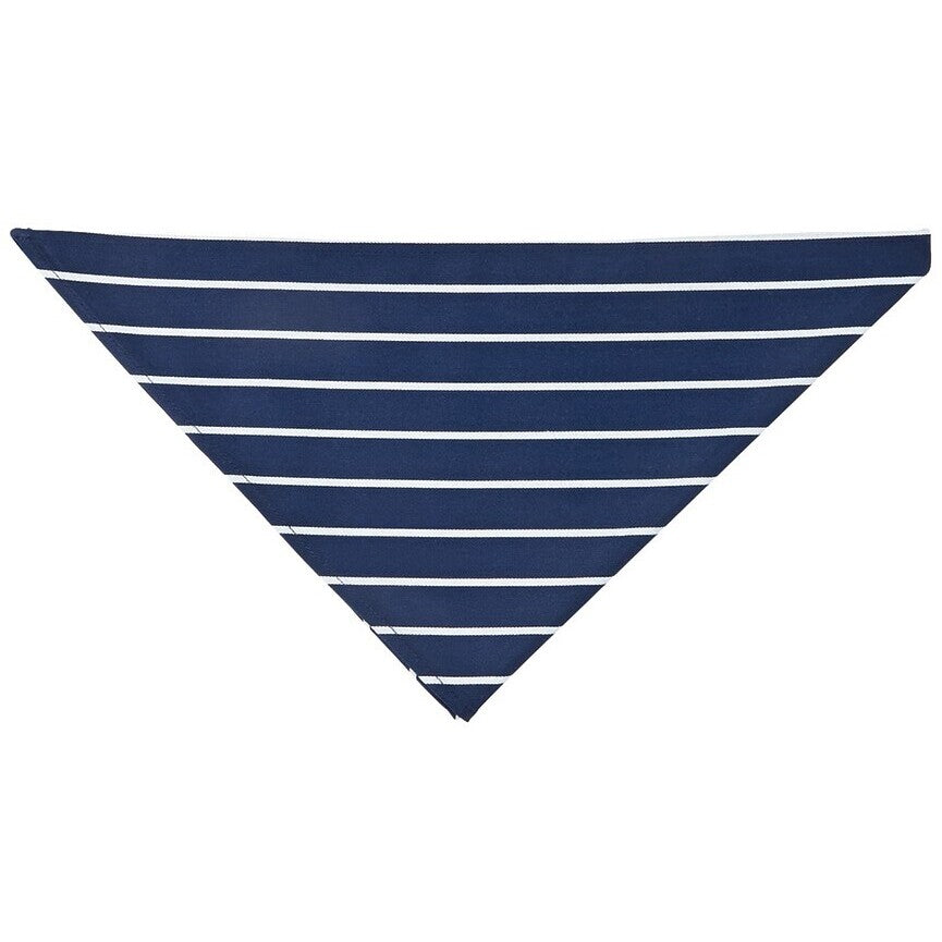 JB's Wear 5FS Chef's Scarf - Front View | color:Navy/White|view:front