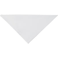 JB's Wear 5FS Chef's Scarf - Front View | color:White|view:front