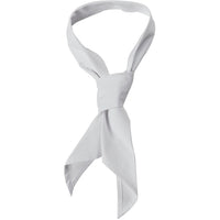 JB's Wear 5FS Chef's Scarf - Side View | color:White|view:side