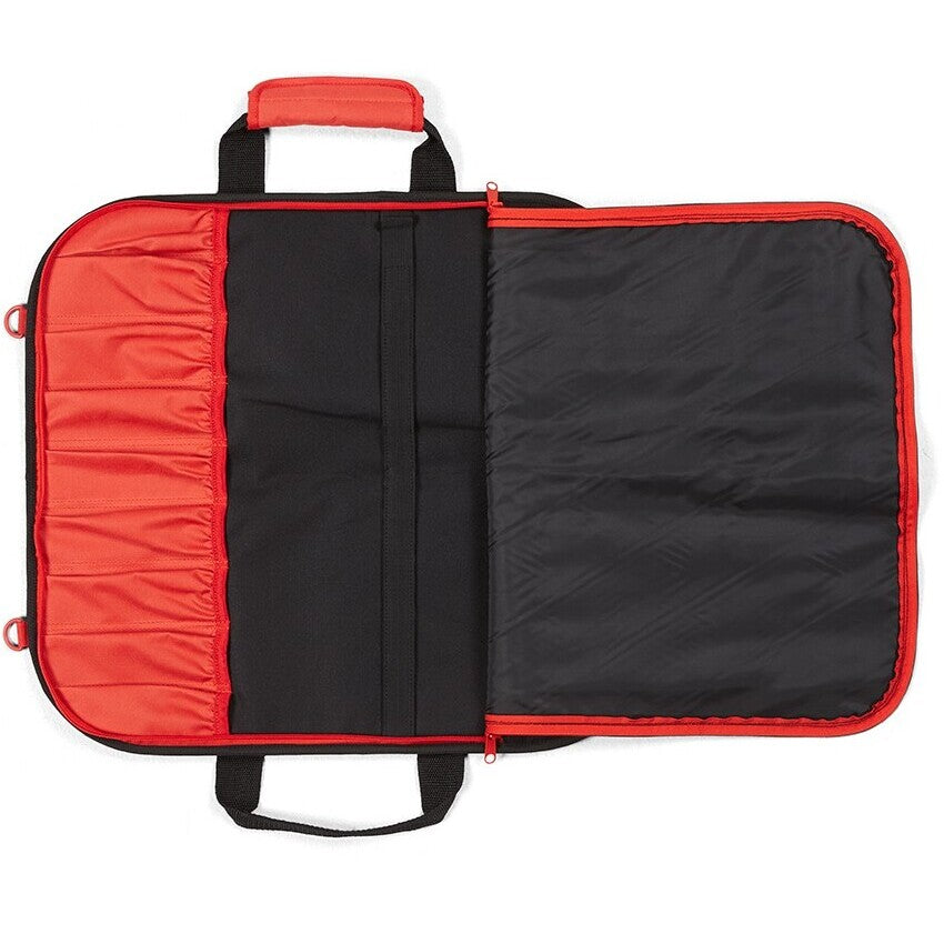 JB's Wear 5KB Chef's Small Knife Bag - Back View | color:Black/Red|view:back