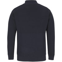 JB's Wear 6JCZ Chunky 1/2 Zip Jumper - Back View | color:Navy|view:back