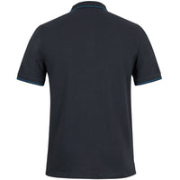 JB's Wear 2CCP Classic Polo - Back View | color:Black/Aqua|view:back