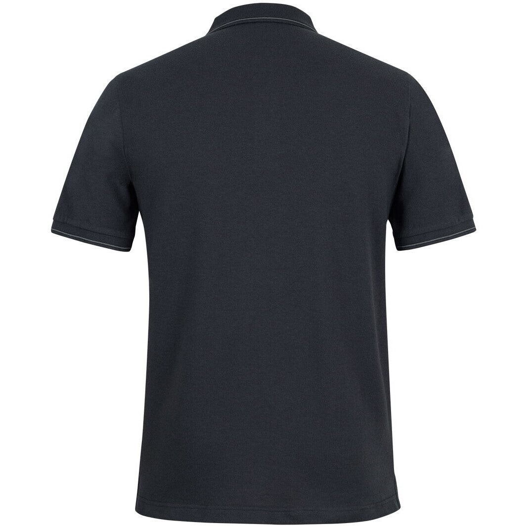 JB's Wear 2CCP Classic Polo - Back View | color:Black/Grey|view:back