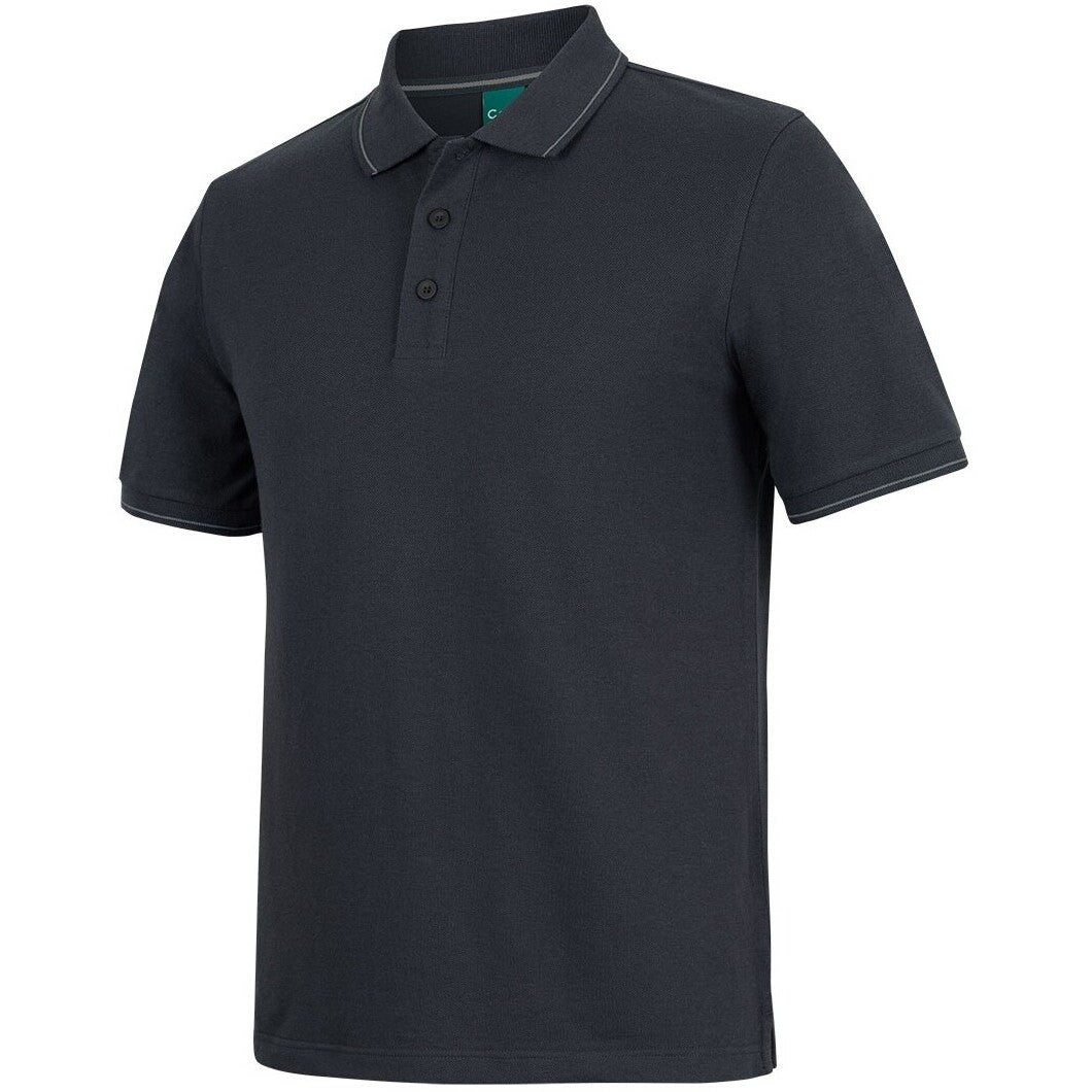 JB's Wear 2CCP Classic Polo - Side View | color:Black/Grey|view:side