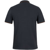 JB's Wear 2CCP Classic Polo - Back View | color:Black/Orange|view:back