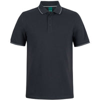 JB's Wear 2CCP Classic Polo - Front View | color:Black/White|view:front