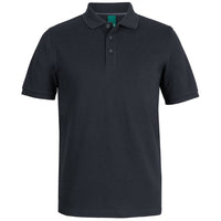 JB's Wear 2CCP Classic Polo - Front View | color:Black|view:front