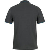 JB's Wear 2CCP Classic Polo - Back View | color:Gunmetal/Aqua|view:back