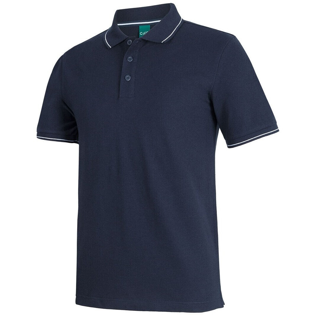 JB's Wear 2CCP Classic Polo - Side View | color:Navy/White|view:side