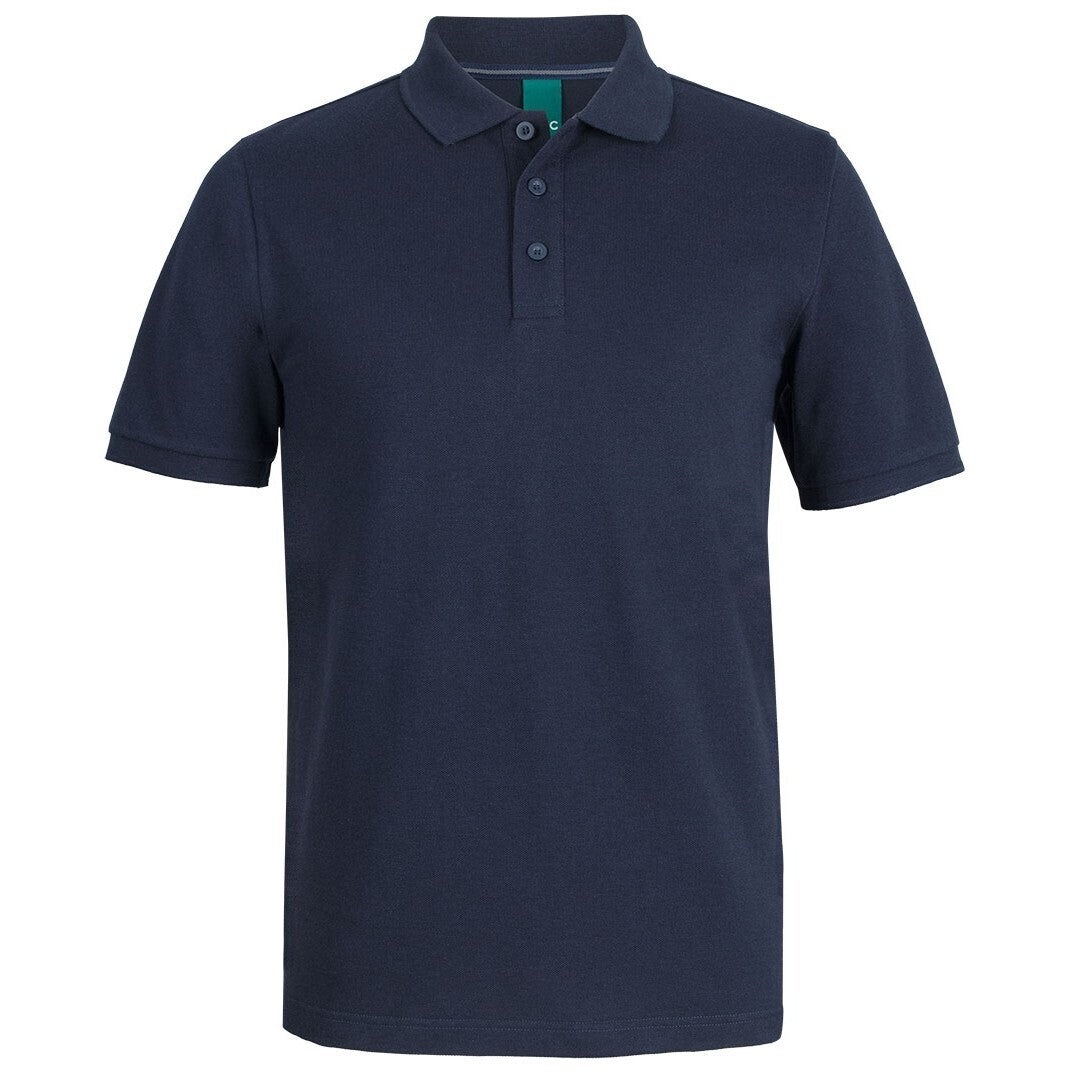 JB's Wear 2CCP Classic Polo - Front View | color:Navy|view:front