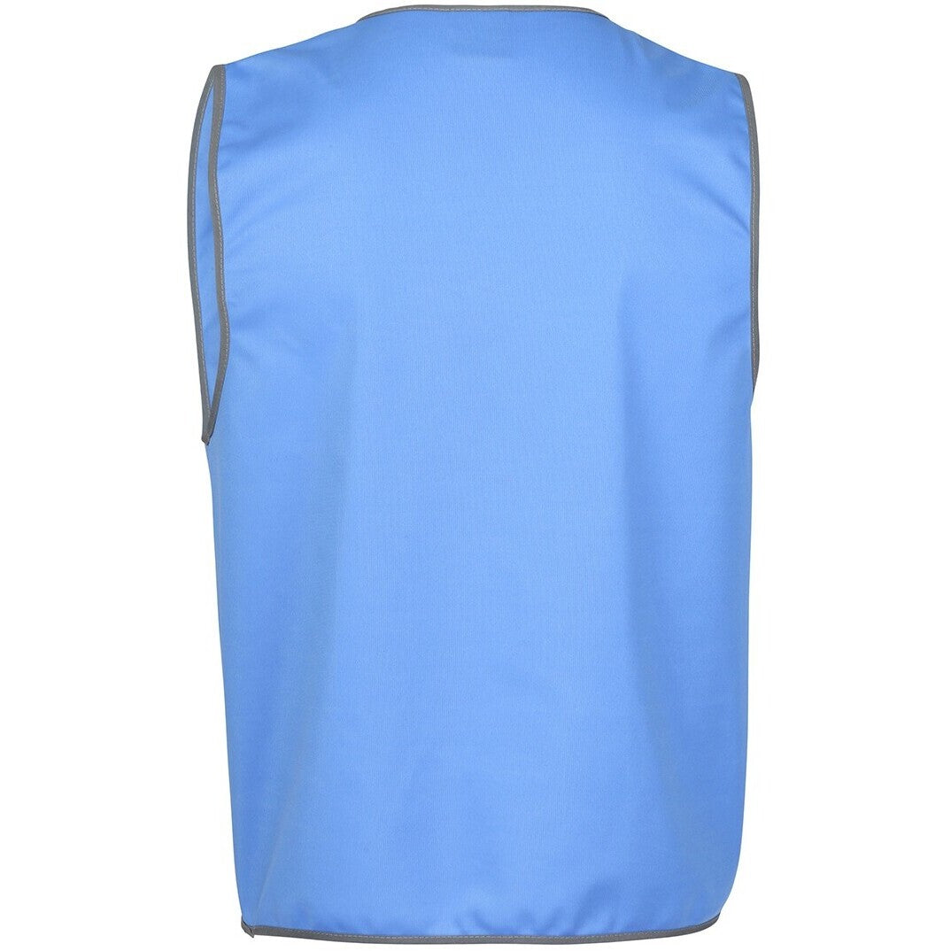 JB's Wear 6HFV Coloured Tricot Vest - Back View | color:Lt Blue|view:back
