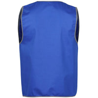 JB's Wear 6HFV Coloured Tricot Vest - Back View | color:Royal|view:back