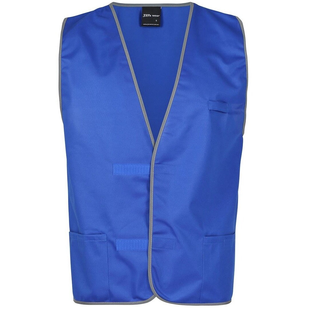 JB's Wear 6HFV Coloured Tricot Vest - Front View | color:Royal|view:front