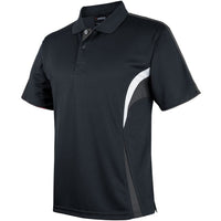 JB's Wear 7COP Cool Polo - Side View | color:Blk/Char/Wht|view:side