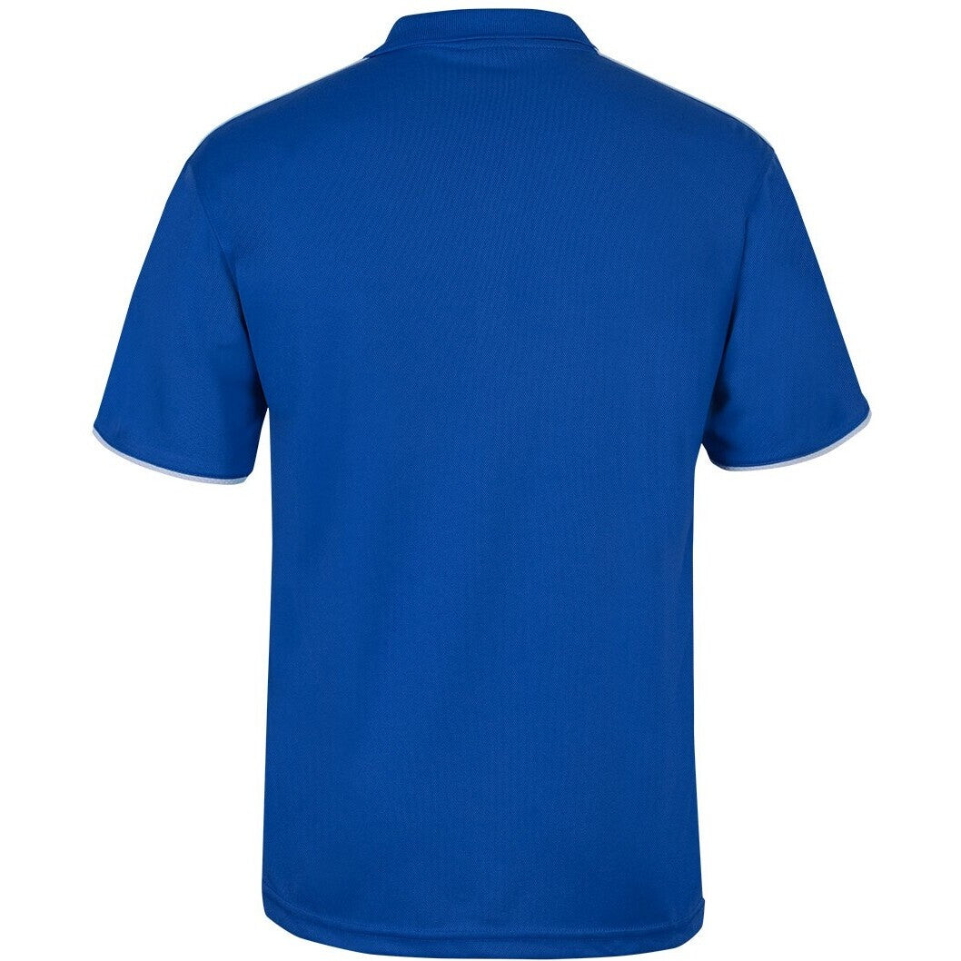JB's Wear 7COP Cool Polo - Back View | color:Royal/Wht/Grey|view:back