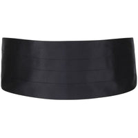 JB's Wear 5WCB Cummerbund - Front View | color:Black|view:front