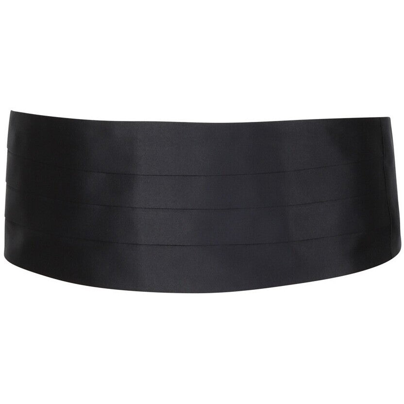 JB's Wear 5WCB Cummerbund - Side View | color:Black|view:side