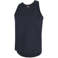 JB's Wear 1SDT Drop Tail Singlet - Side View | color:Navy|view:side