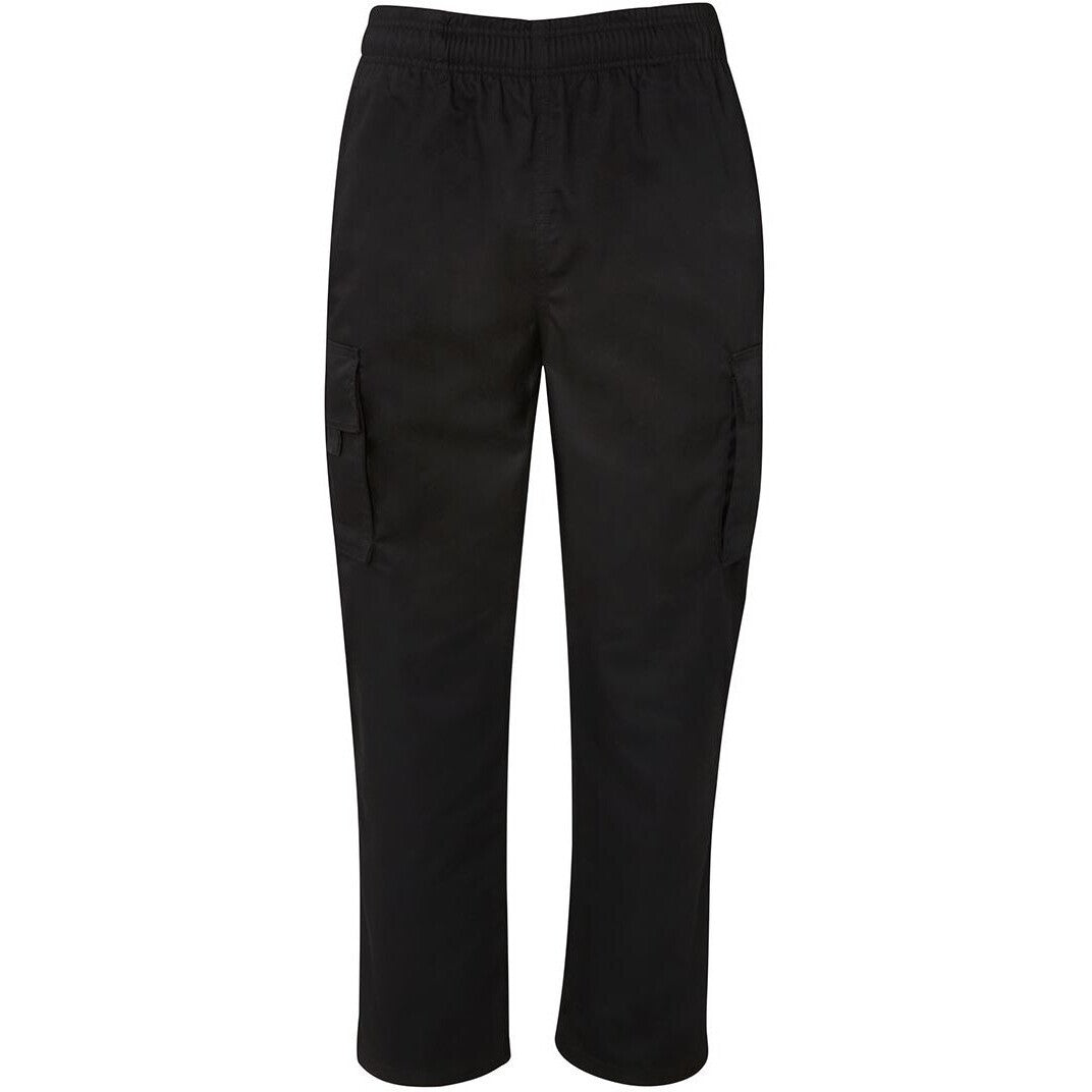 JB's Wear 5ECP Elasticated Cargo Pant - Front View | color:Black|view:front