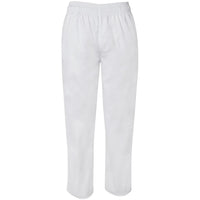 JB's Wear 5CCP Elasticated Pant - Front View | color:White|view:front