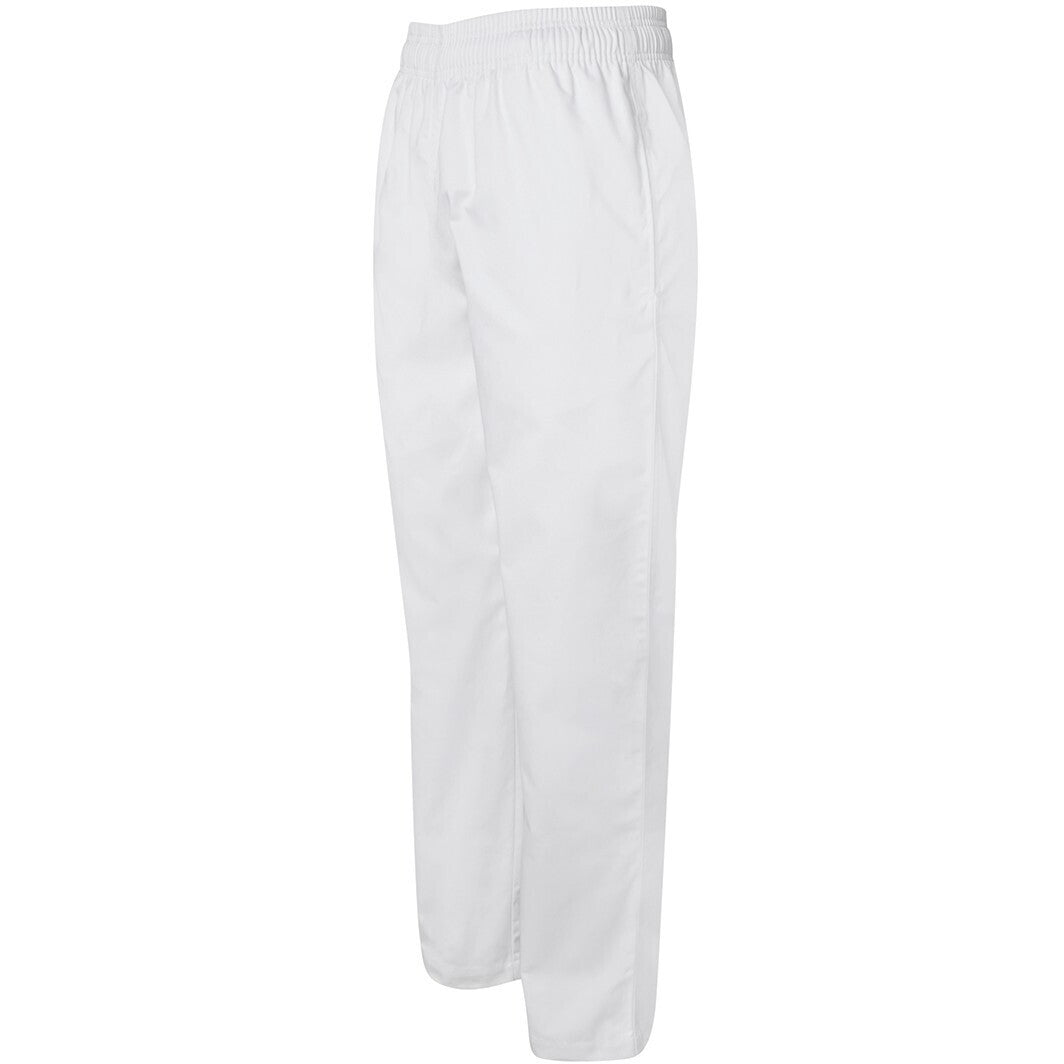 JB's Wear 5CCP Elasticated Pant - Side View | color:White|view:side