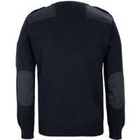 JB's Wear Z6EJ Epaulette Jumper - Back View | color:Dark Navy|view:back