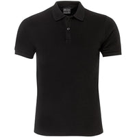 JB's Wear 2FTP Fitted Polo - Front View | color:Black|view:front