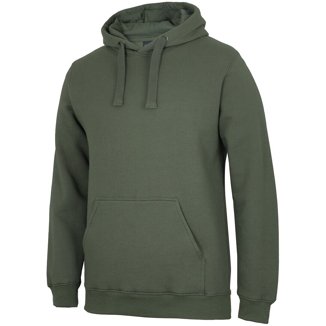JB's Wear 3FH Fleecy Hoodie - Side View | color:Army|view:side