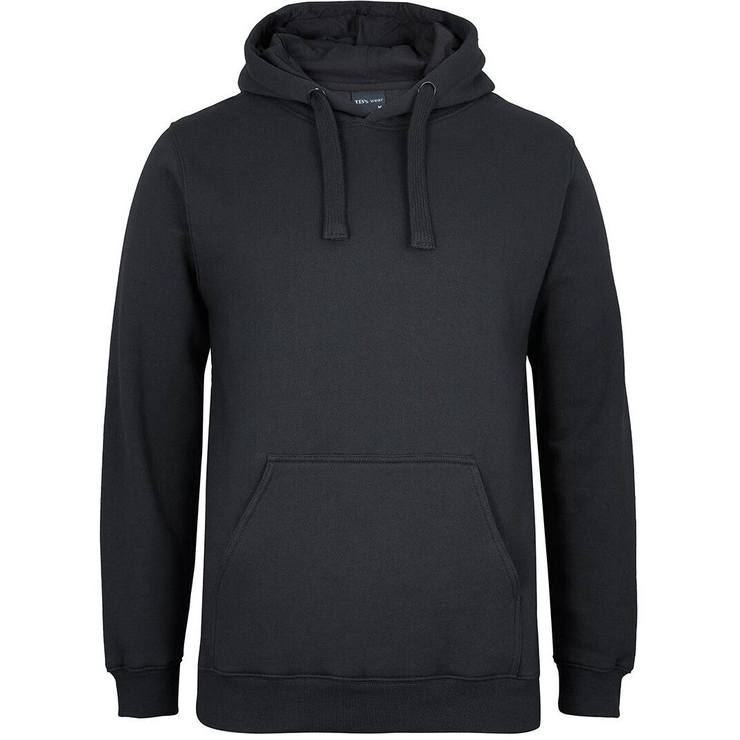 JB's Wear 3FH Fleecy Hoodie - Front View | color:Black Marle|view:front
