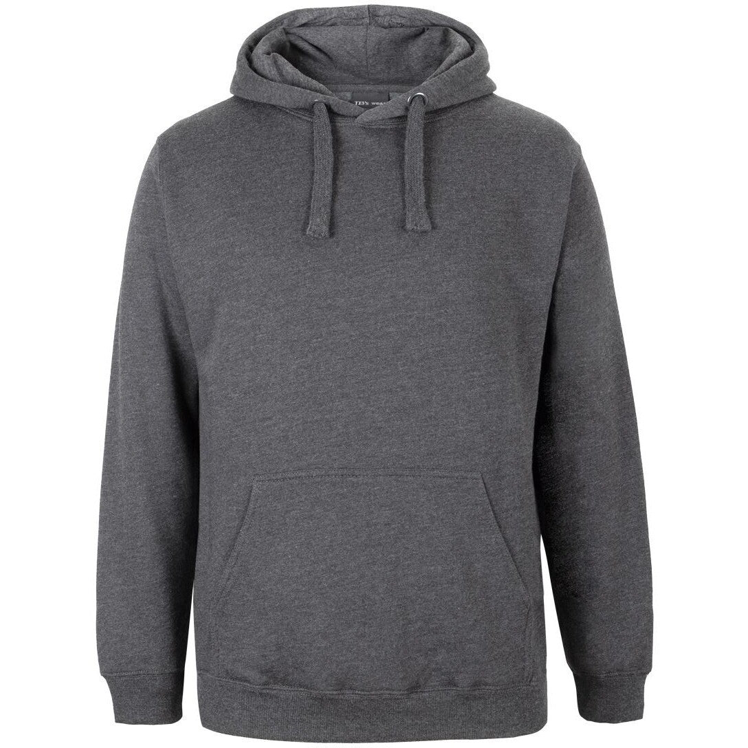 JB's Wear 3FH Fleecy Hoodie - Front View | color:Charcoal Marle|view:front