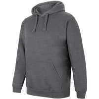 JB's Wear 3FH Fleecy Hoodie - Side View | color:Charcoal Marle|view:side