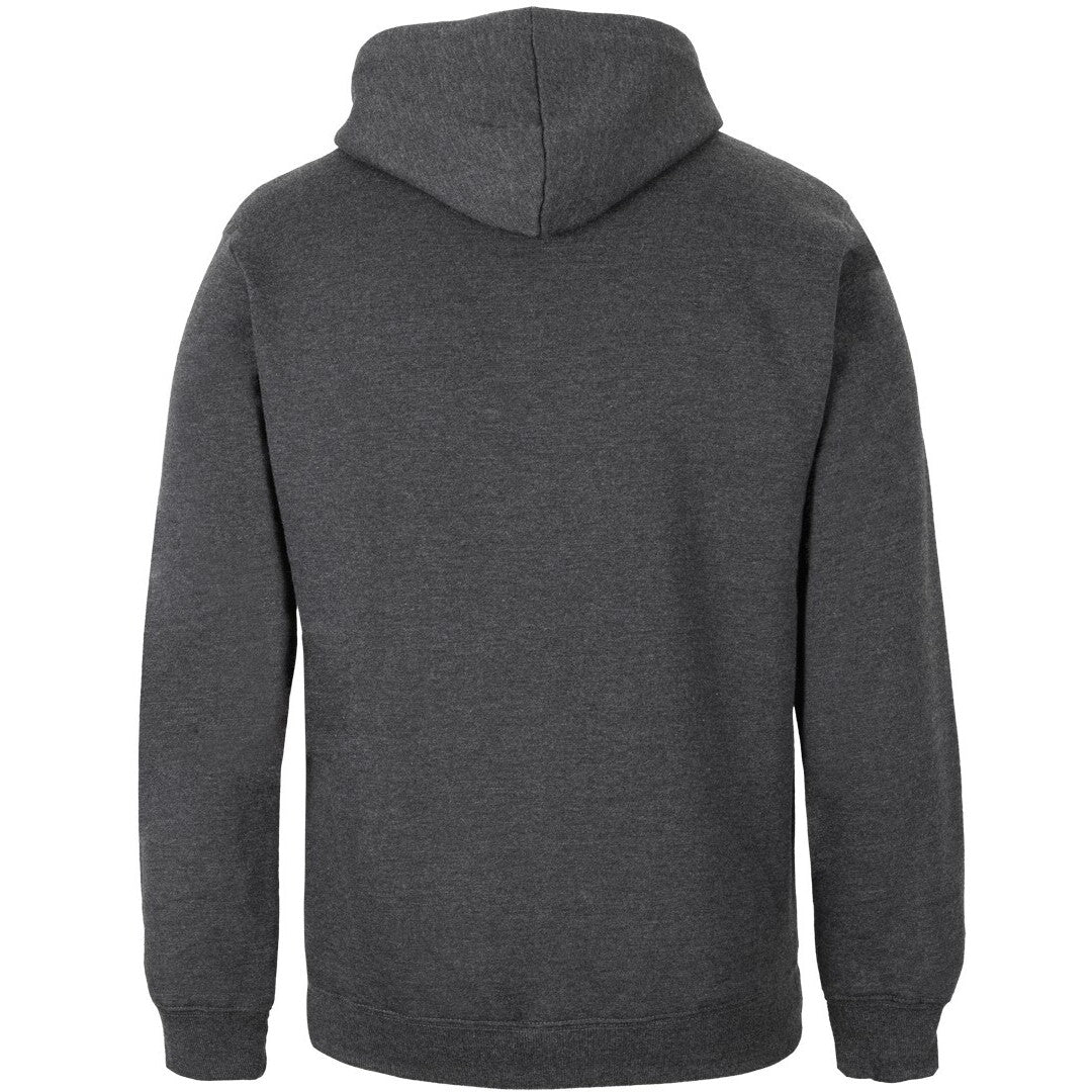 JB's Wear 3FH Fleecy Hoodie - Back View | color:Graphite Marle|view:back