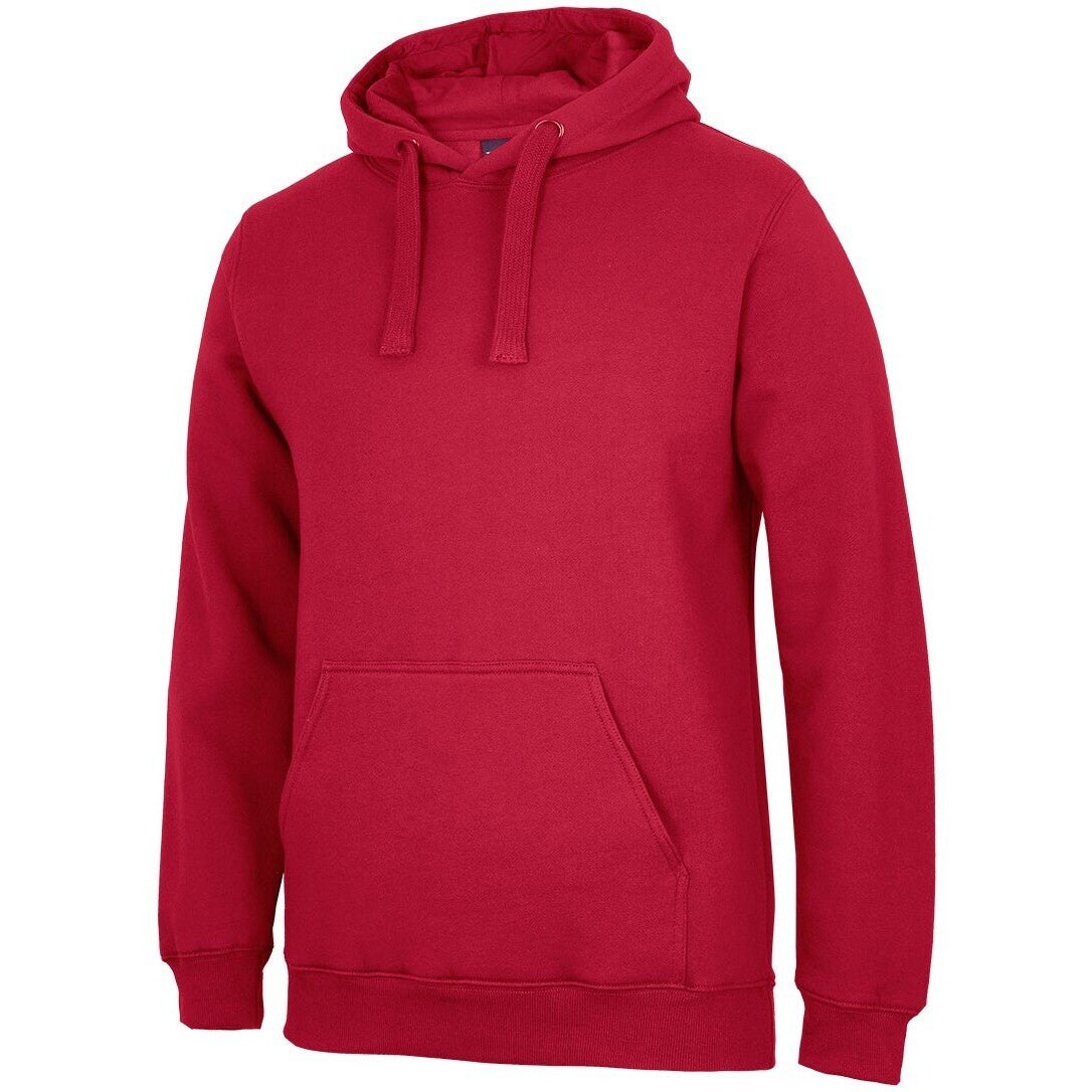 JB's Wear 3FH Fleecy Hoodie - Side View | color:Red|view:side