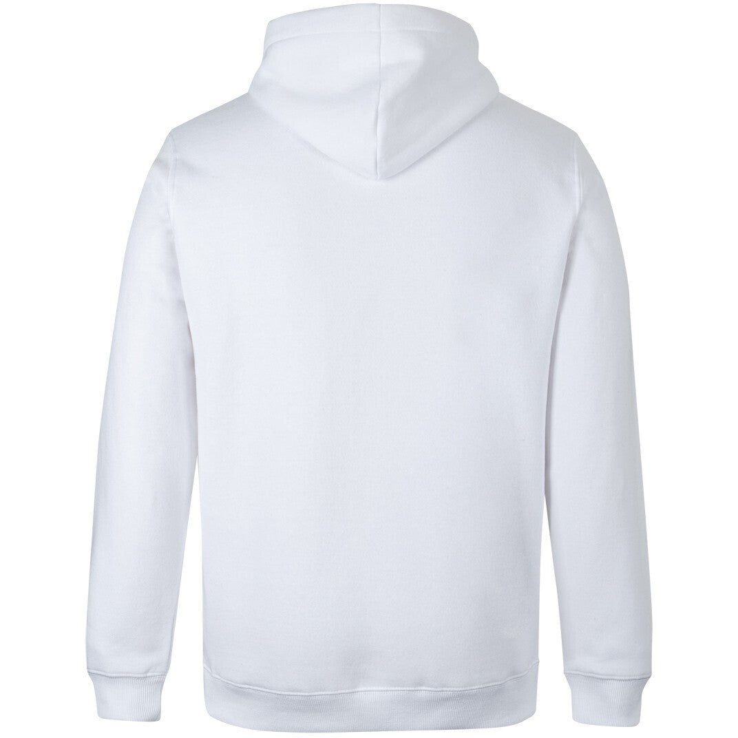 JB's Wear 3FH Fleecy Hoodie - Back View | color:White|view:back