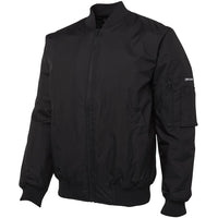 JB's Wear 6FJ Flying Jacket - Side View | color:Black|view:side